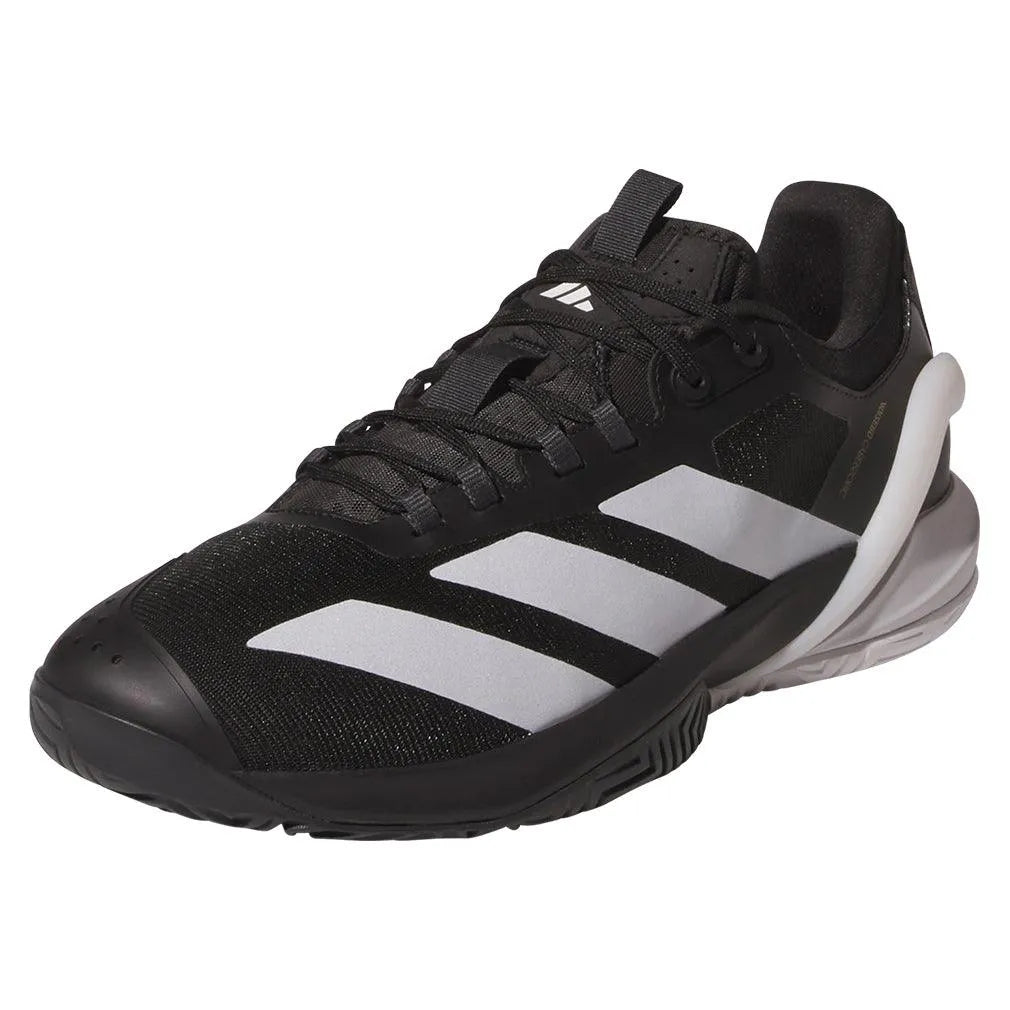 Men's Adizero Cybersonic 2 Tennis Shoes Core Black and Carbon-Footwear-Adidas-IH2561-S25-Y_174d8b21-5fa2-4472-8526-1837363ab682-1-[Sku]-Tennis Express
