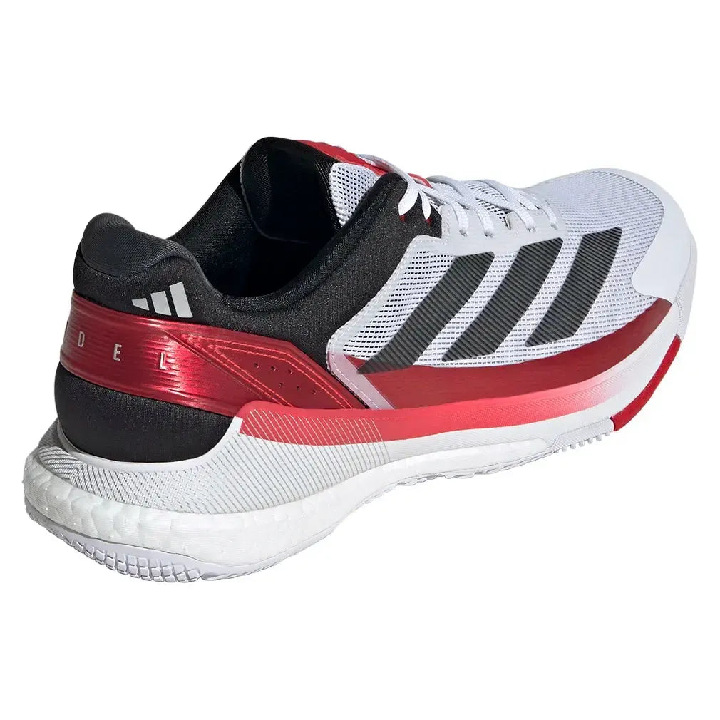 Men's Crazyquick Boost Padel Shoes Footwear White and Lucid Red