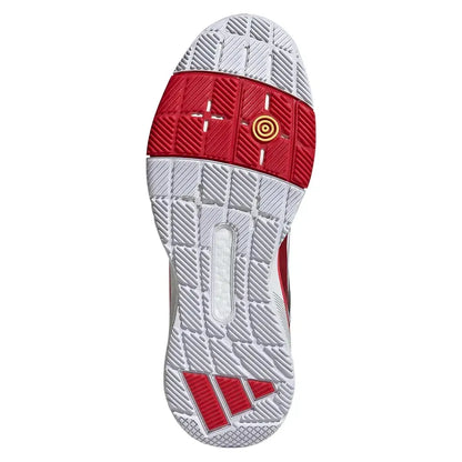 Men's Crazyquick Boost Padel Shoes Footwear White and Lucid Red