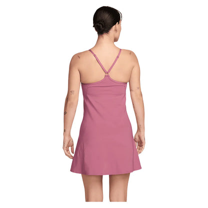 Women's Court Dri-FIT Advantage Strap Tennis Dress Peony and White