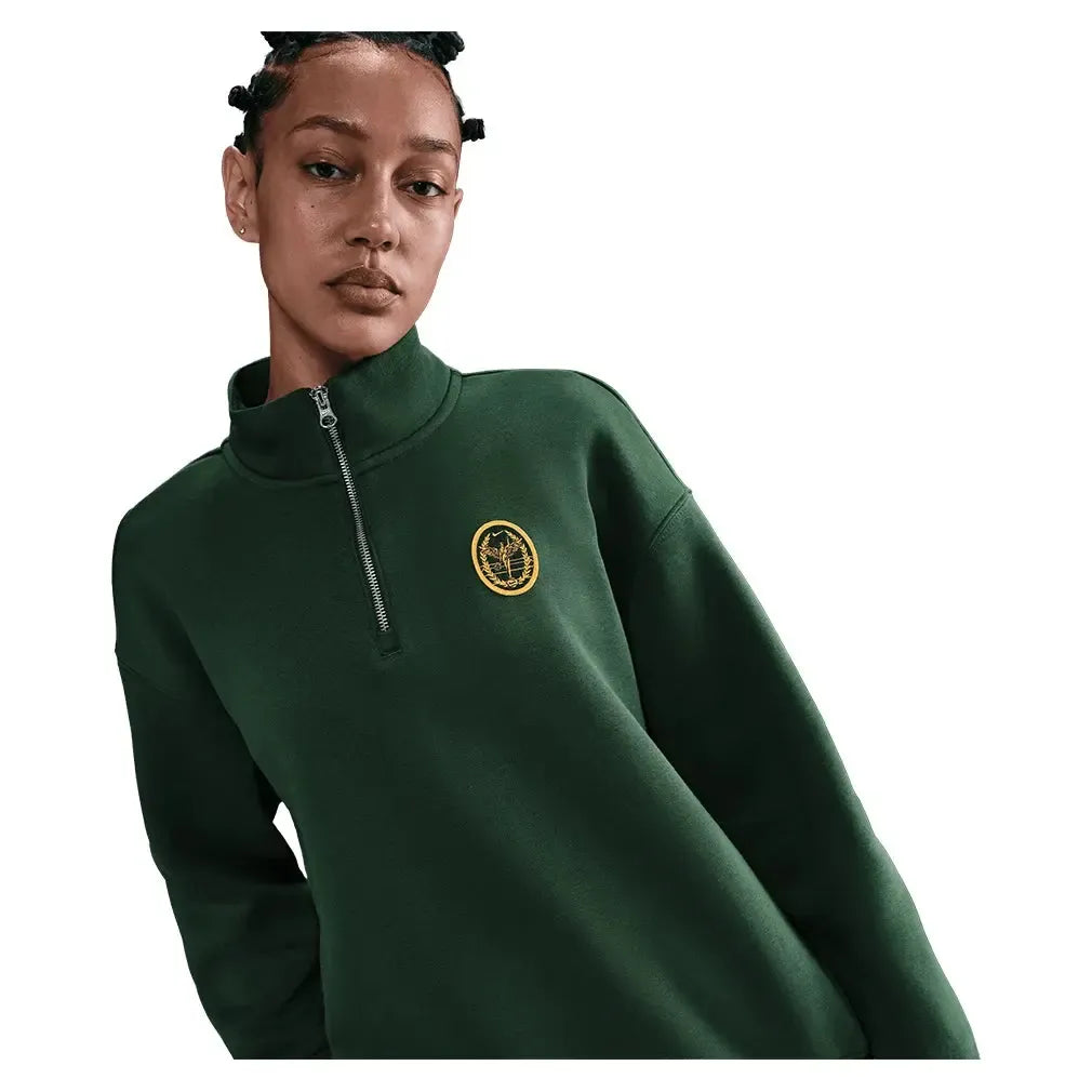 Women's Phoenix Fleece Oversized Long Sleeve Quarter Zip Tennis Top