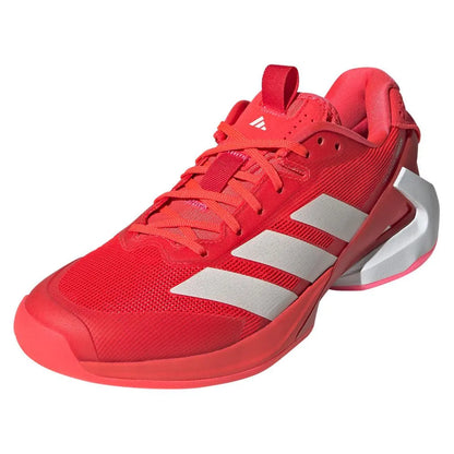 Women's Adizero Ubersonic 5 Tennis Shoes Lucid Red and Lucid Pink-Footwear-Adidas-IH8105-S25-Y-1-[Sku]-Tennis Express