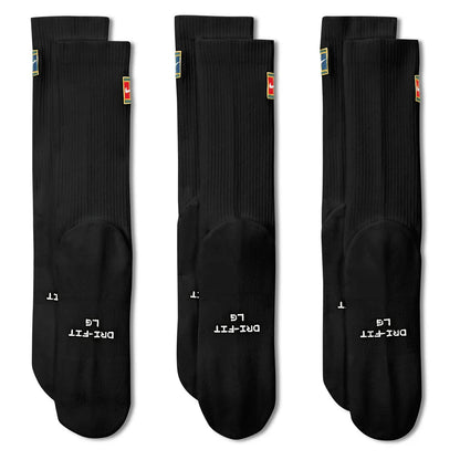 Unisex Everyday Elevated Crew Socks (3 Pairs)