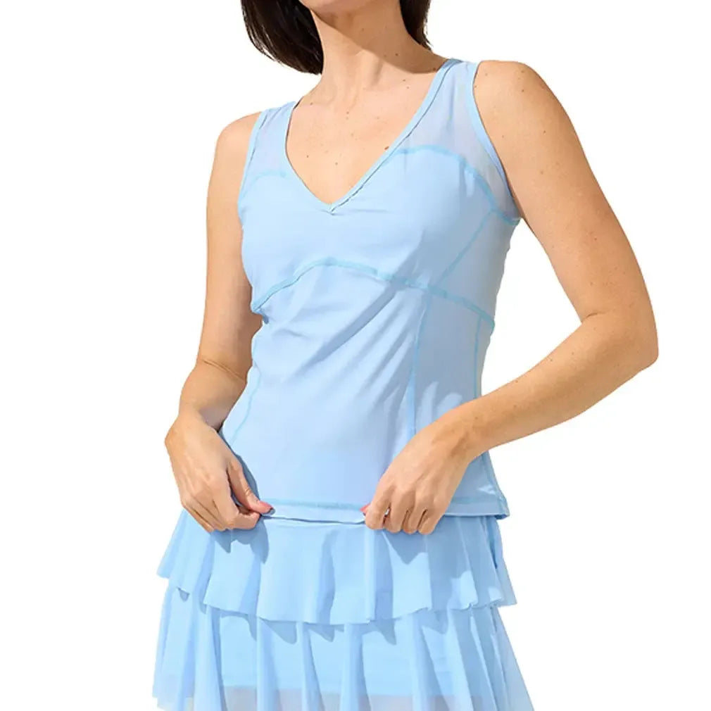 Women's It's Hot In Here Tennis Tank Global-Apparel-Bobbe-IHIHT-GBS25-Tennis Express