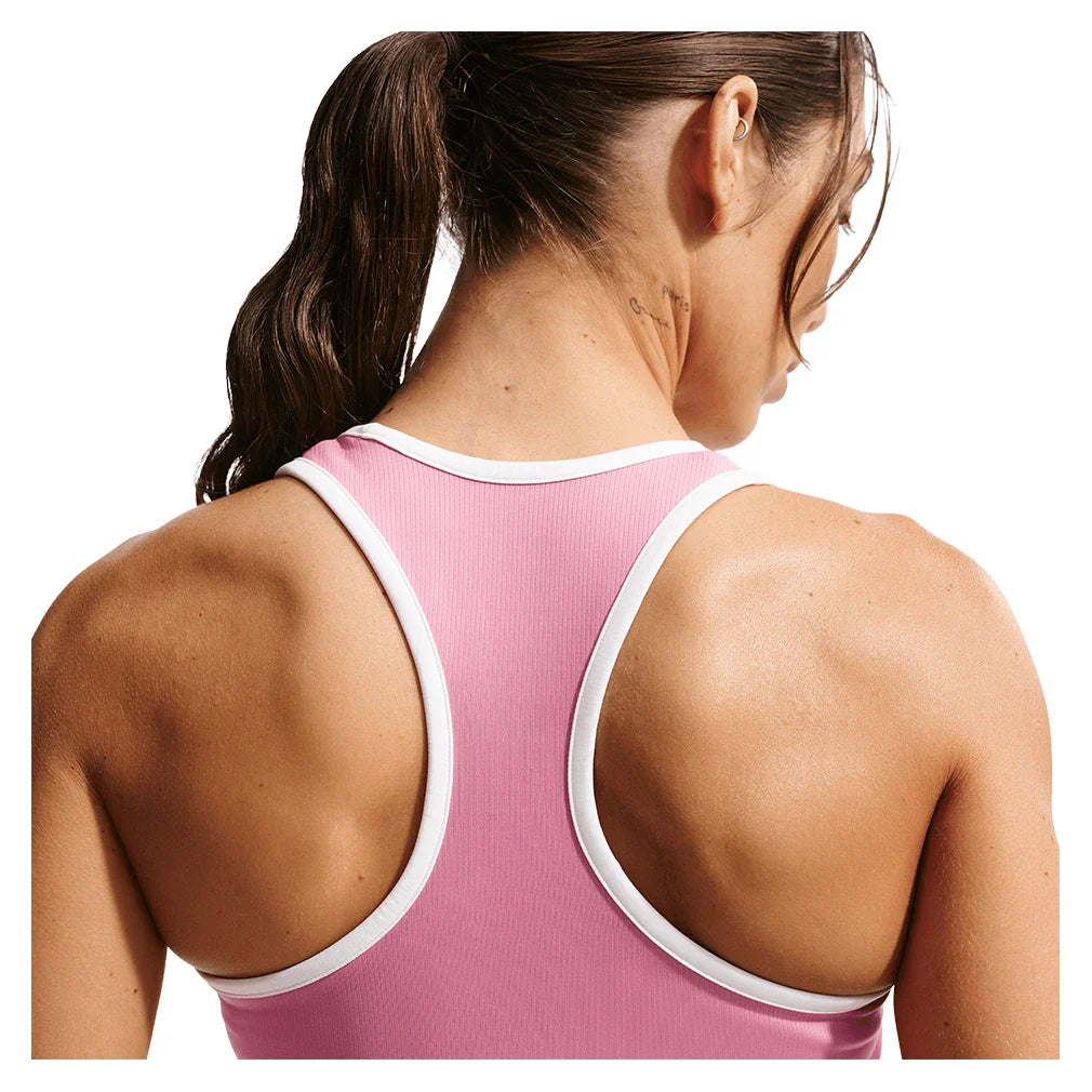 Women's Court Dri-FIT Advantage Novelty Tennis Tank Peony and White