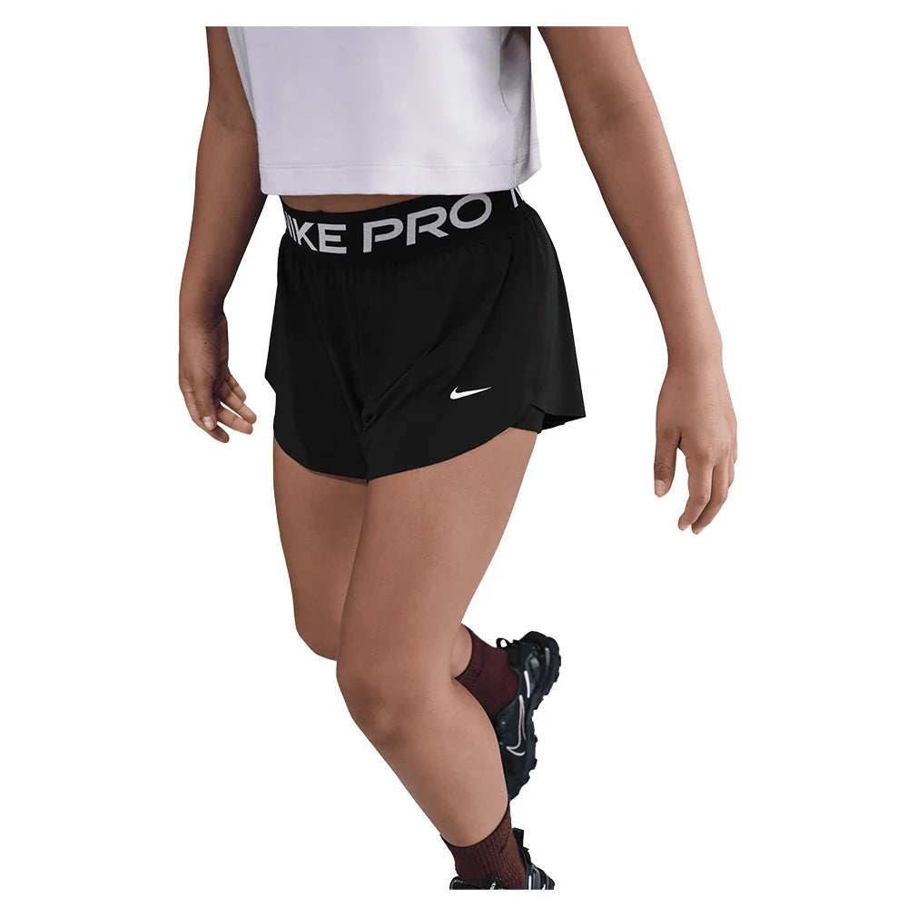 Girls' Pro Dri-FIT 2in1 Knit Training Short