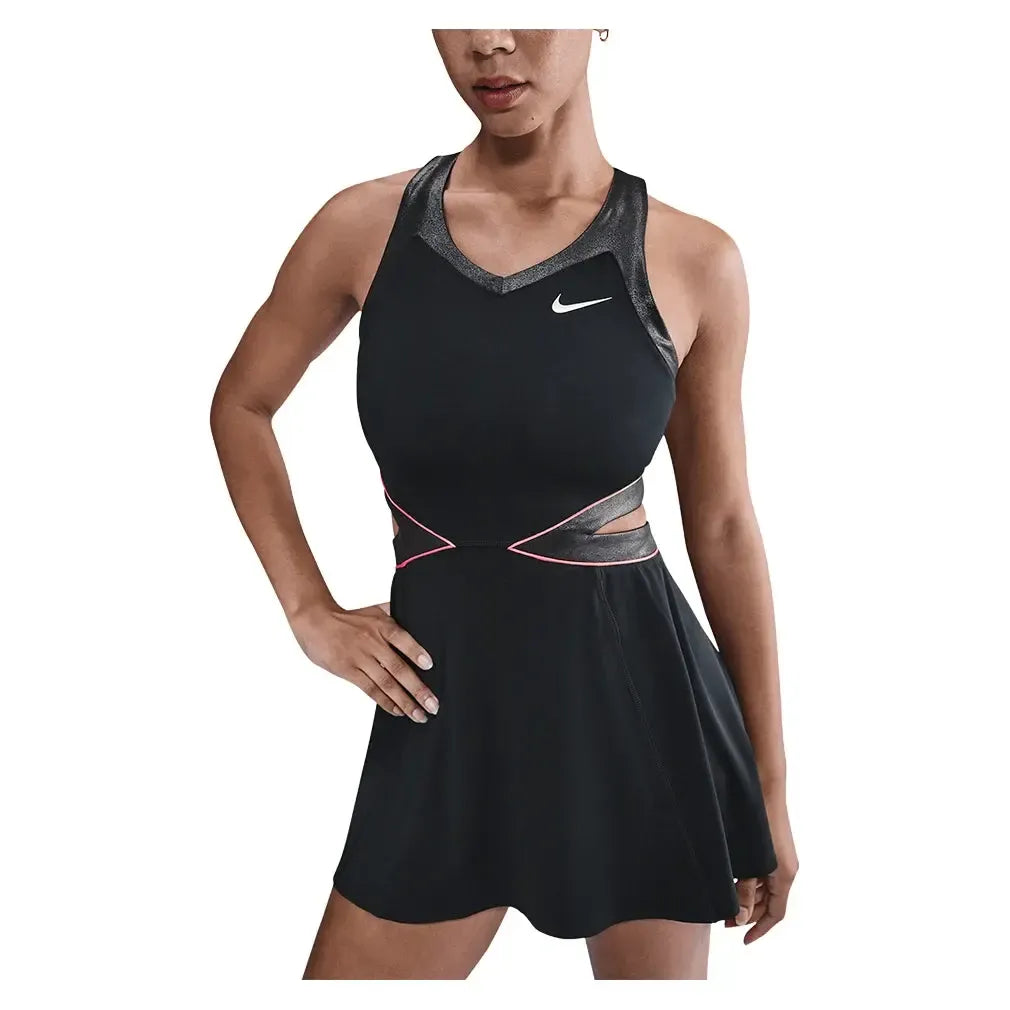 Women's New York Court Dri-FIT Slam Tennis Dress-Apparel-Nike-II6186-010-Tennis Express