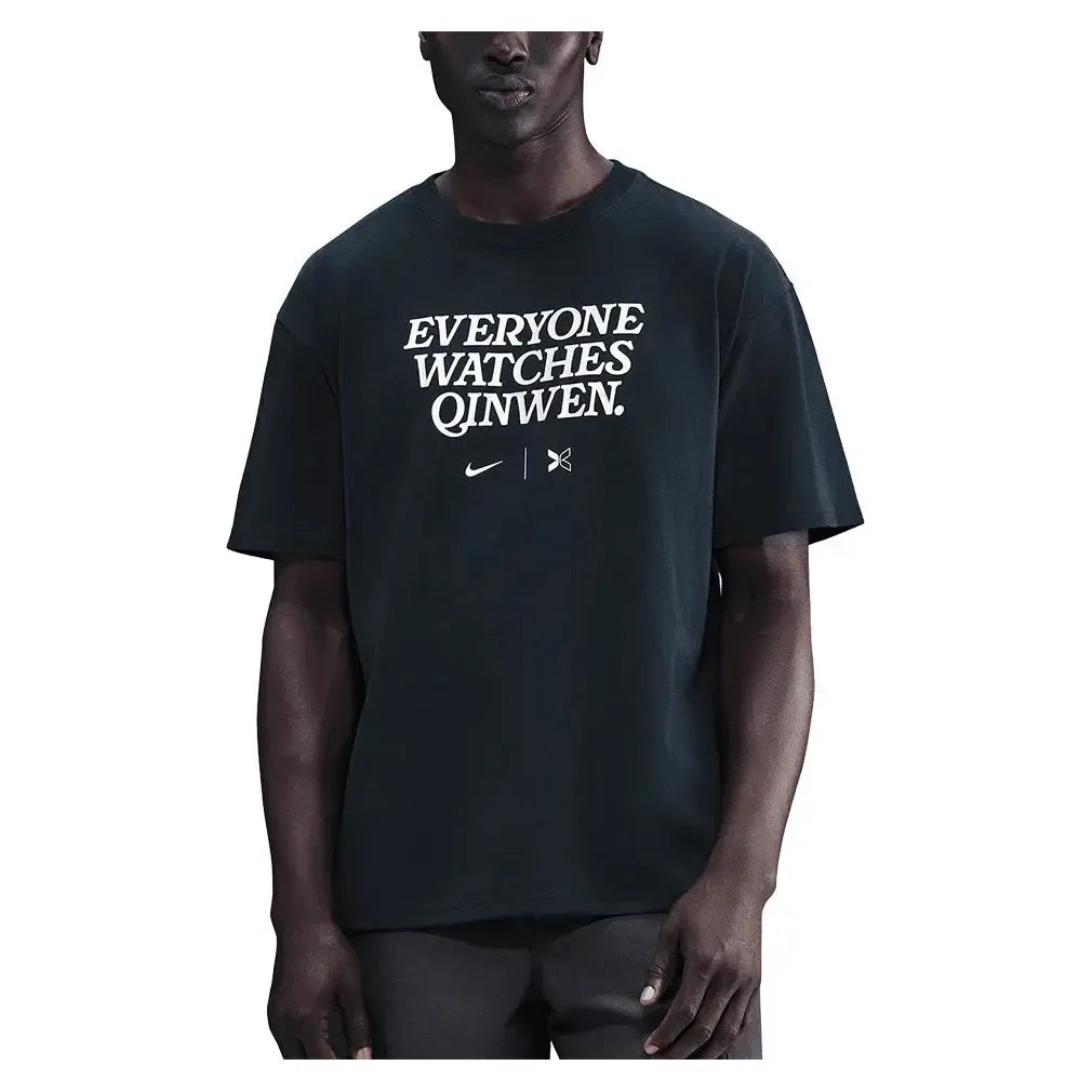 Men's Qinwen Zheng Tennis T-Shirt Black-Apparel-Nike-IM3085-010F25-3-Tennis Express