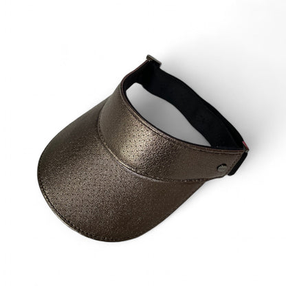 Fenix Sportier The Leather Visor - Pewter Shimmer & Gunmetal