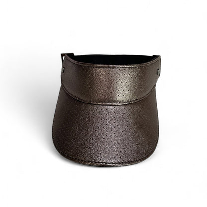 Fenix Sportier The Leather Visor - Pewter Shimmer & Gunmetal