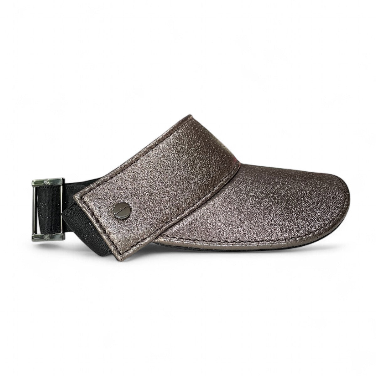 Fenix Sportier The Leather Visor - Pewter Shimmer & Gunmetal