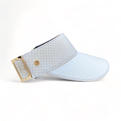 Fenix Sportier The Leather Visor - White & Gold