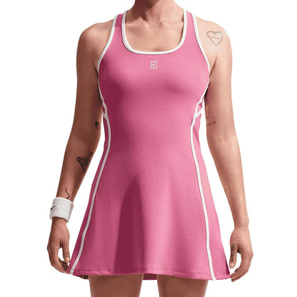 Women's Court Dri-FIT Advantage Novelty Tennis Dress Peony and White