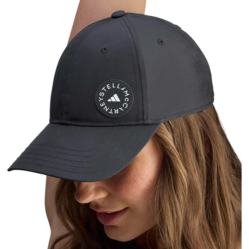 Women's Stella McCartney Tennis Cap Black and White