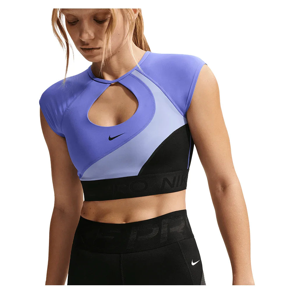 Women's Pro Sculpt Short Sleeve Tennis Bra-Apparel-Nike-IQ0366-010_1-704934Tennis Express