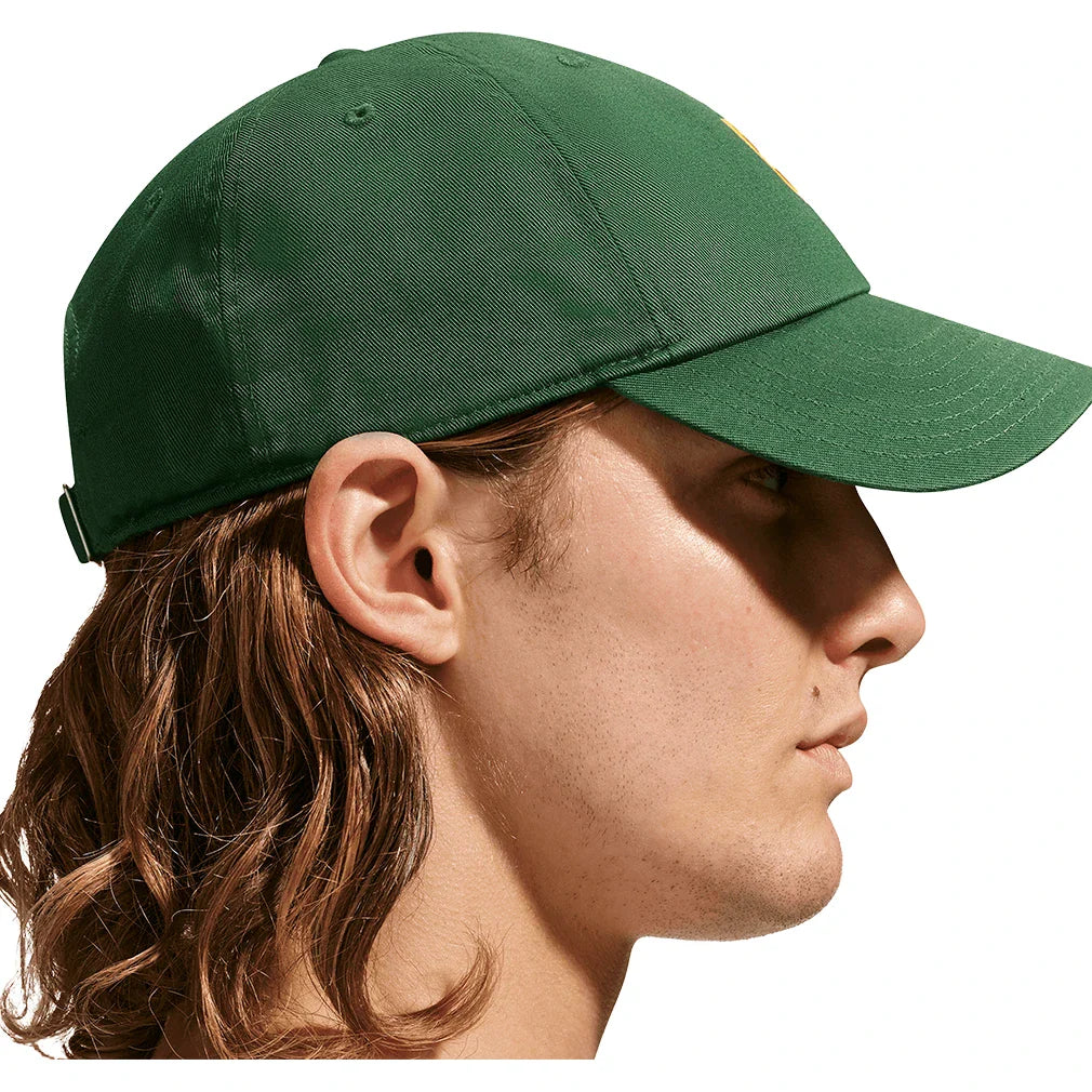 Unisex Club Court Logo Unstructured Tennis Cap Gorge Green