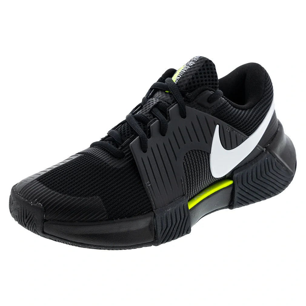 Women's Zoom GP Challenge 1.5 Tennis Shoes Black and White-Footwear-Nike-IQ5176-001copy-Tennis Express