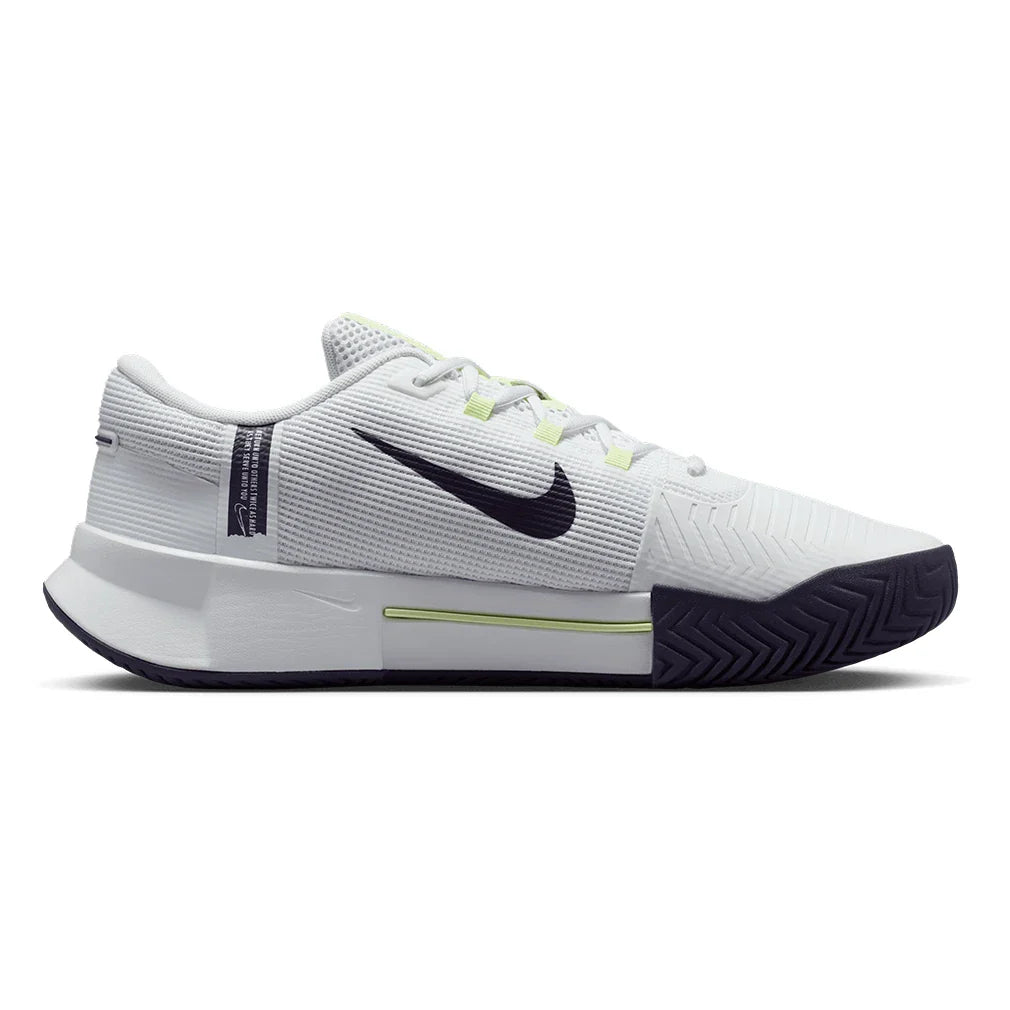 Men's Zoom GP Challenge 1.5 Tennis Shoes White and Dark Raisin