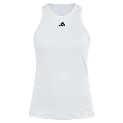 Girls Club Tennis Tank White