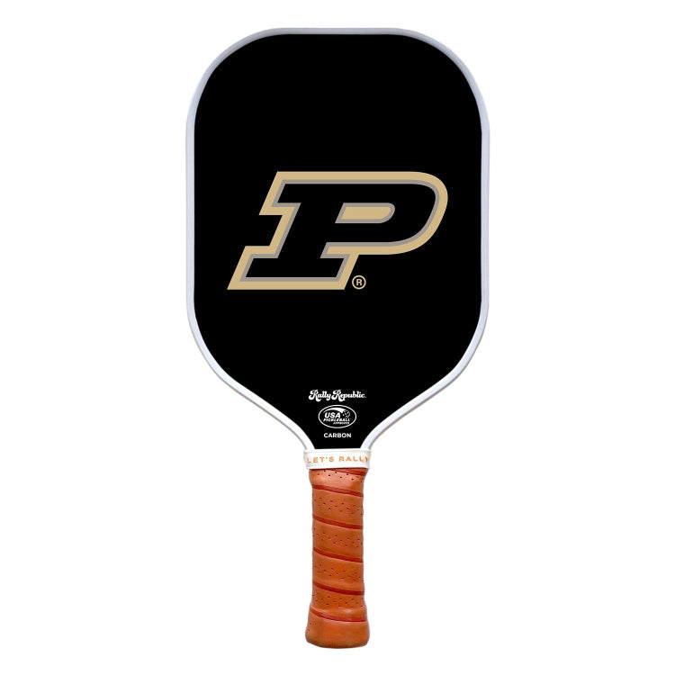 Rally Republic Pickleball Purdue Boilermakers Black Primary Athletic Mark Pickleball Paddle