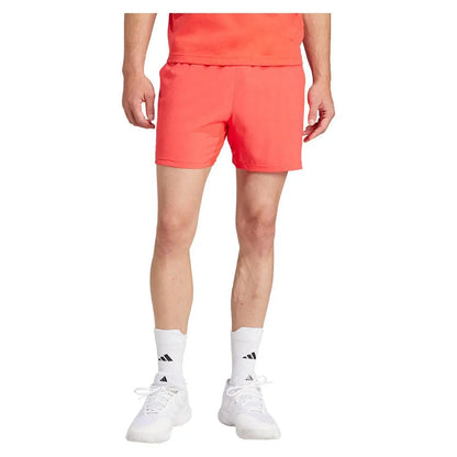Men's Gameset Ergo 5in Tennis Shorts Semi Lucid Red