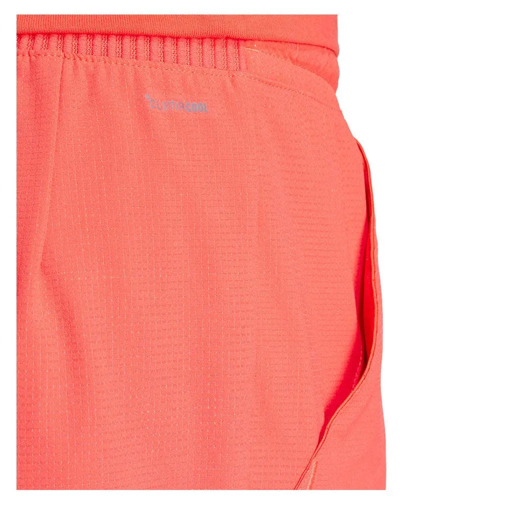 Men's Gameset Ergo 5in Tennis Shorts Semi Lucid Red