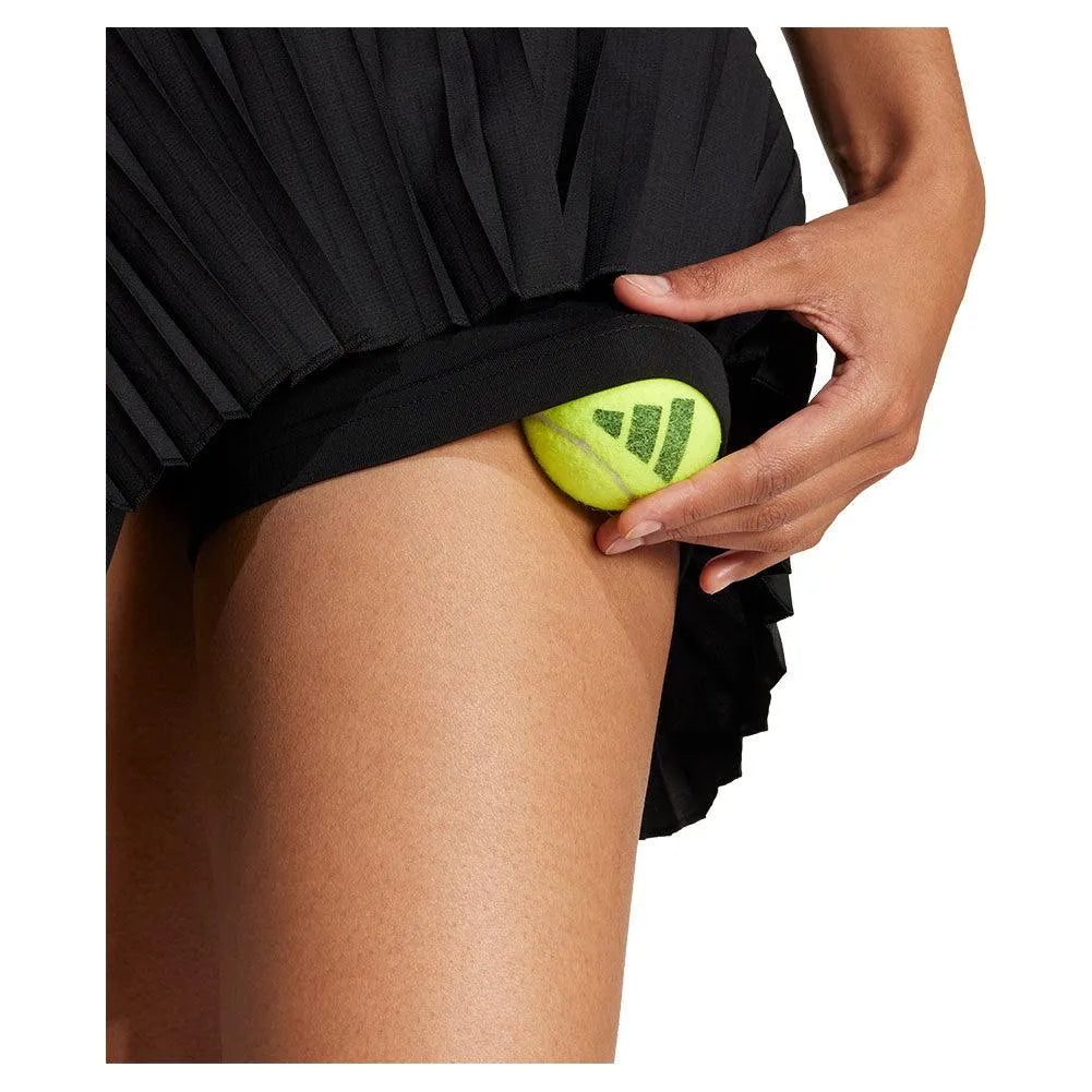 Women's Club Pleat Tennis Skort Black