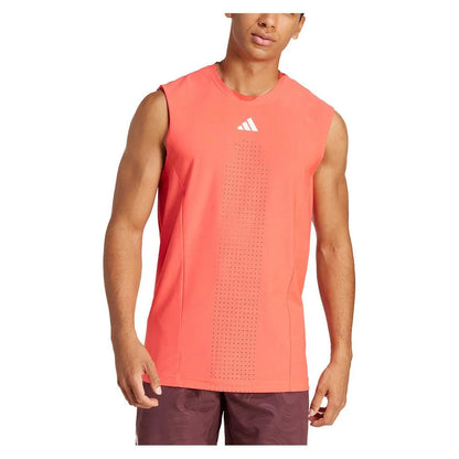 Men's Pro Tank Top Semi Lucid Red
