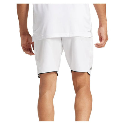 Men's Club 9in Tennis Short White