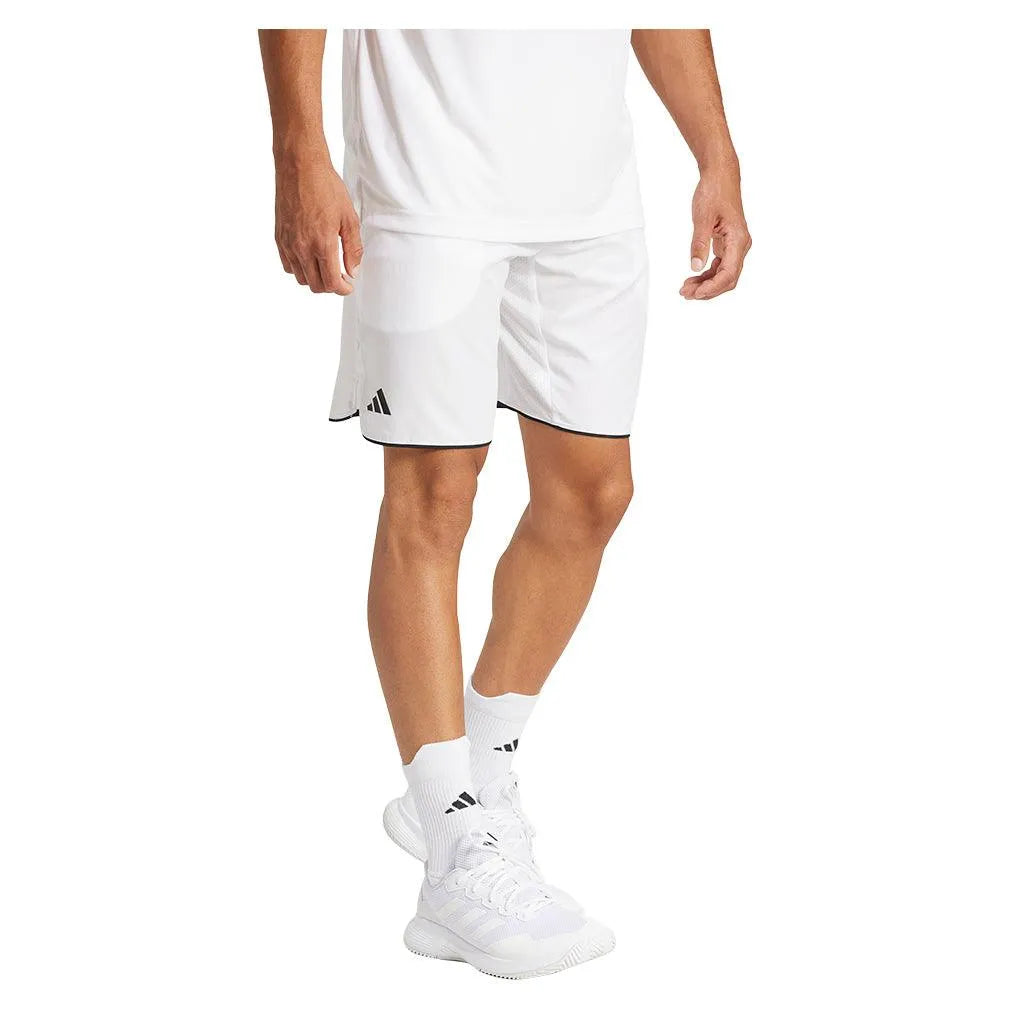 Men's Club 9in Tennis Short White