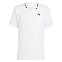 Men's Club Pique Tennis Polo White-Apparel-Adidas-JD8644-S25-1-Tennis Express