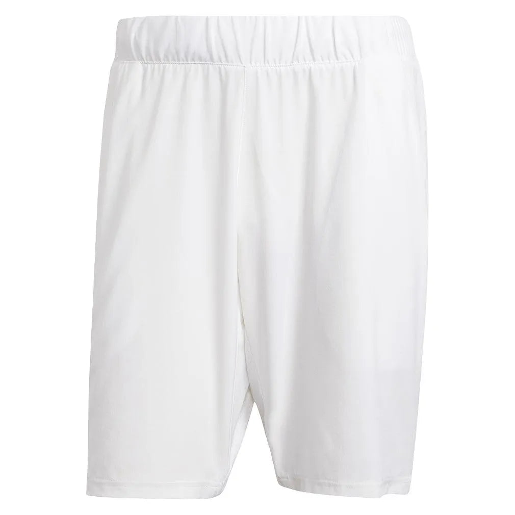 Men's Club Stretch Woven 7 inch Tennis Shorts White-Apparel-Adidas-JE0406-7-S25-1-Tennis Express