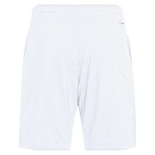 Men's Club 3 Stripe 9 inch Tennis Short White