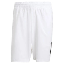 Men's Club 3 Stripe 7 inch Tennis Short White-Apparel-Adidas-JE0408-Tennis Express