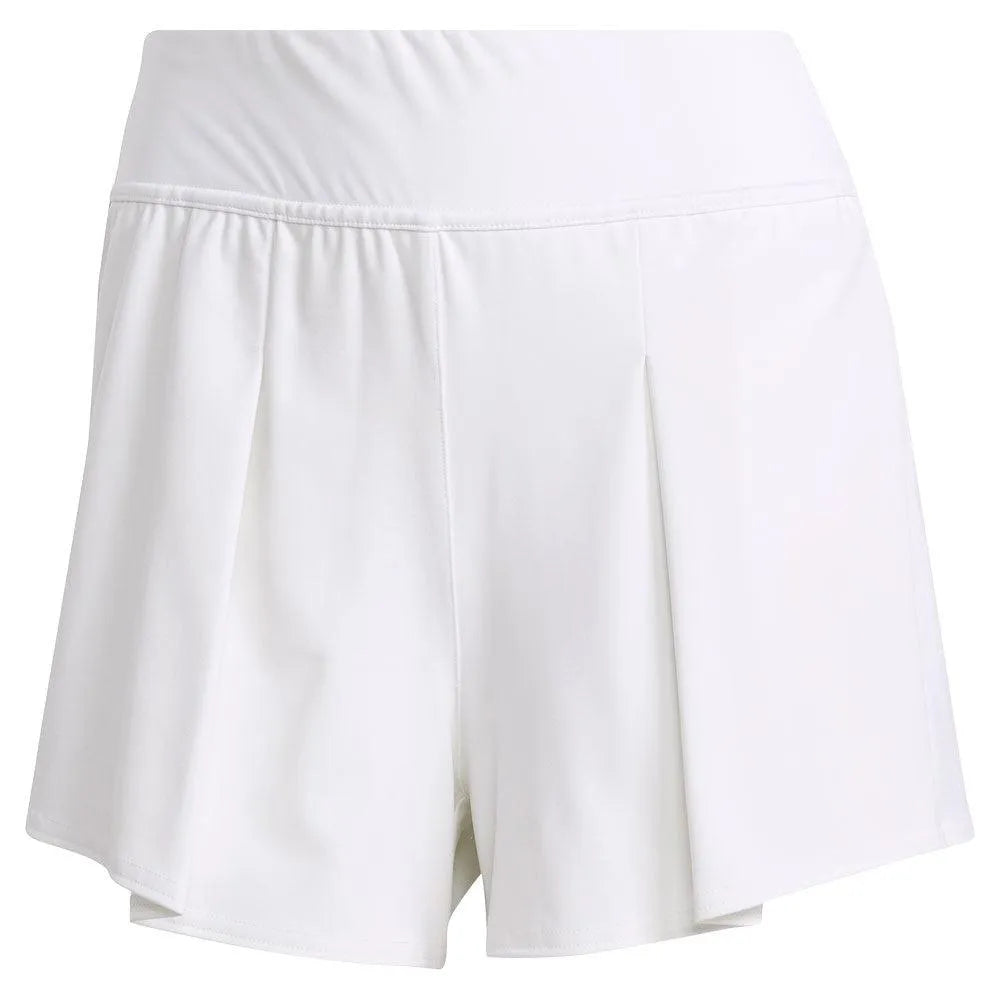 Women's Climacool Match Tennis Shorts White-Apparel-Adidas-JE7103-S25-Tennis Express