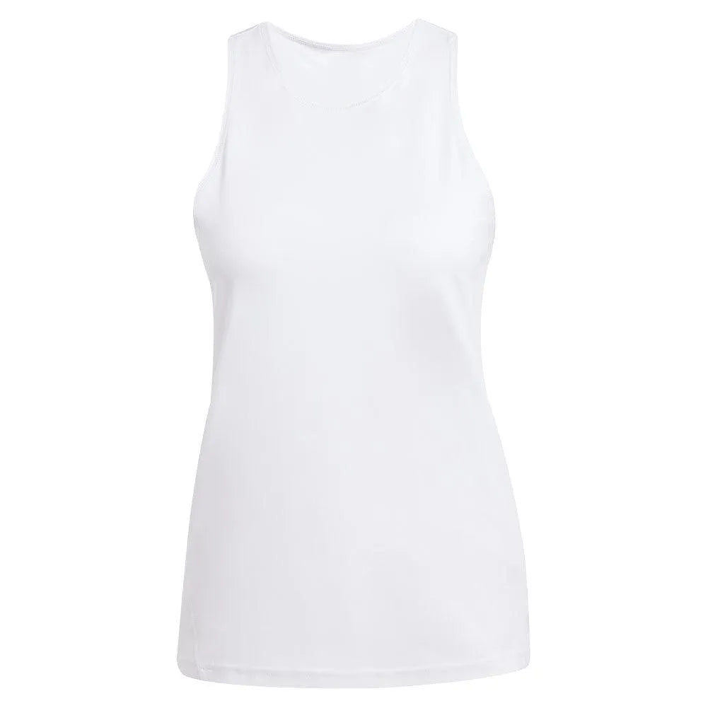 Women's Club Tennis Tank White-Apparel-Adidas-JE7110-S25-Tennis Express