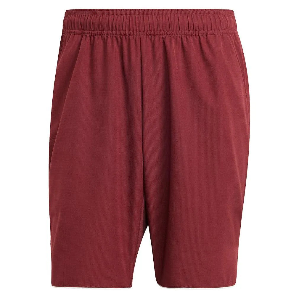 Men's Club 9 inch Tennis Short Shadow Red-Apparel-Adidas-JF8501-S25-1_712df375-21fb-47f7-88b9-fd658443b46d-Tennis Express