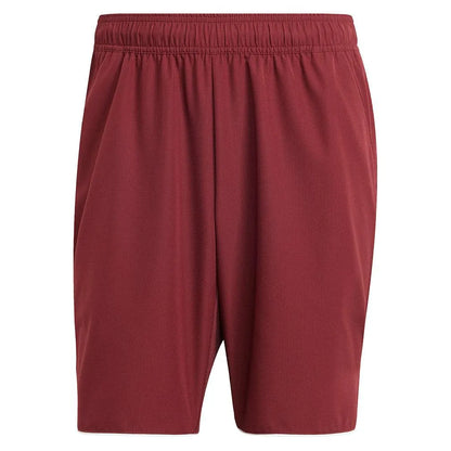 Men's Club 9 inch Tennis Short Shadow Red-Apparel-Adidas-JF8501-S25-1_712df375-21fb-47f7-88b9-fd658443b46d-Tennis Express