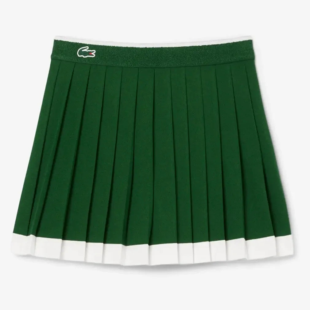 Women's Heritage Tennis Skort-Apparel-Lacoste-JF8576-B-HII-Tennis Express