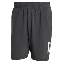 Men's Club 3 Stripe 9 inch Tennis Short Black-Apparel-Adidas-JG3589-S25-1_9f3c7b51-39de-4af3-9c53-c879f2f98d7b-Tennis Express
