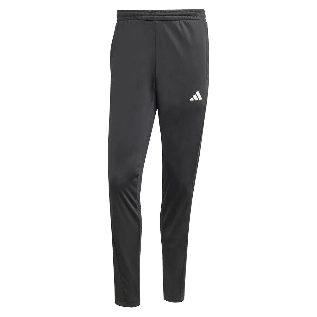 Men's Club 3 Stripe Knit Tennis Pant Black-Apparel-Adidas-JG3702-S25-1-Tennis Express