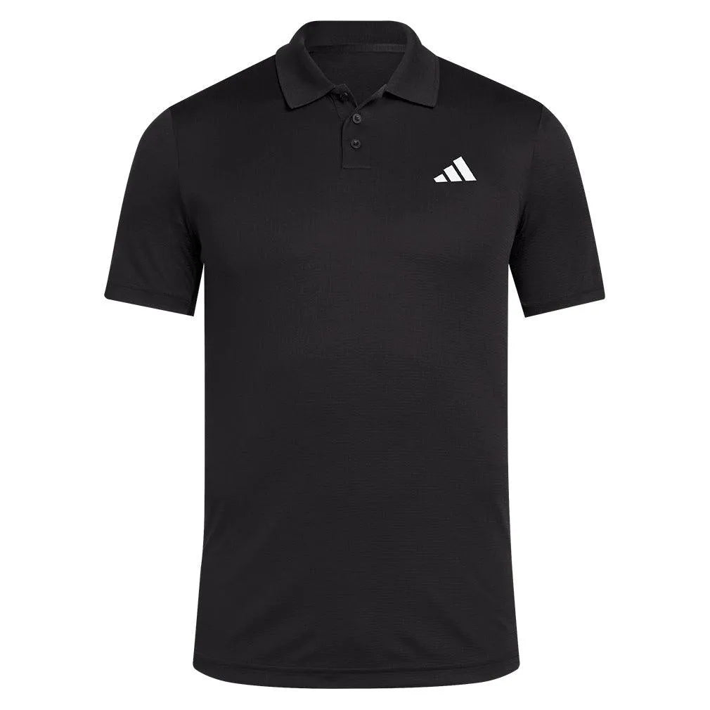 Men's Freelift Tennis Polo Black-Apparel-Adidas-JH3381-S25-1-Tennis Express