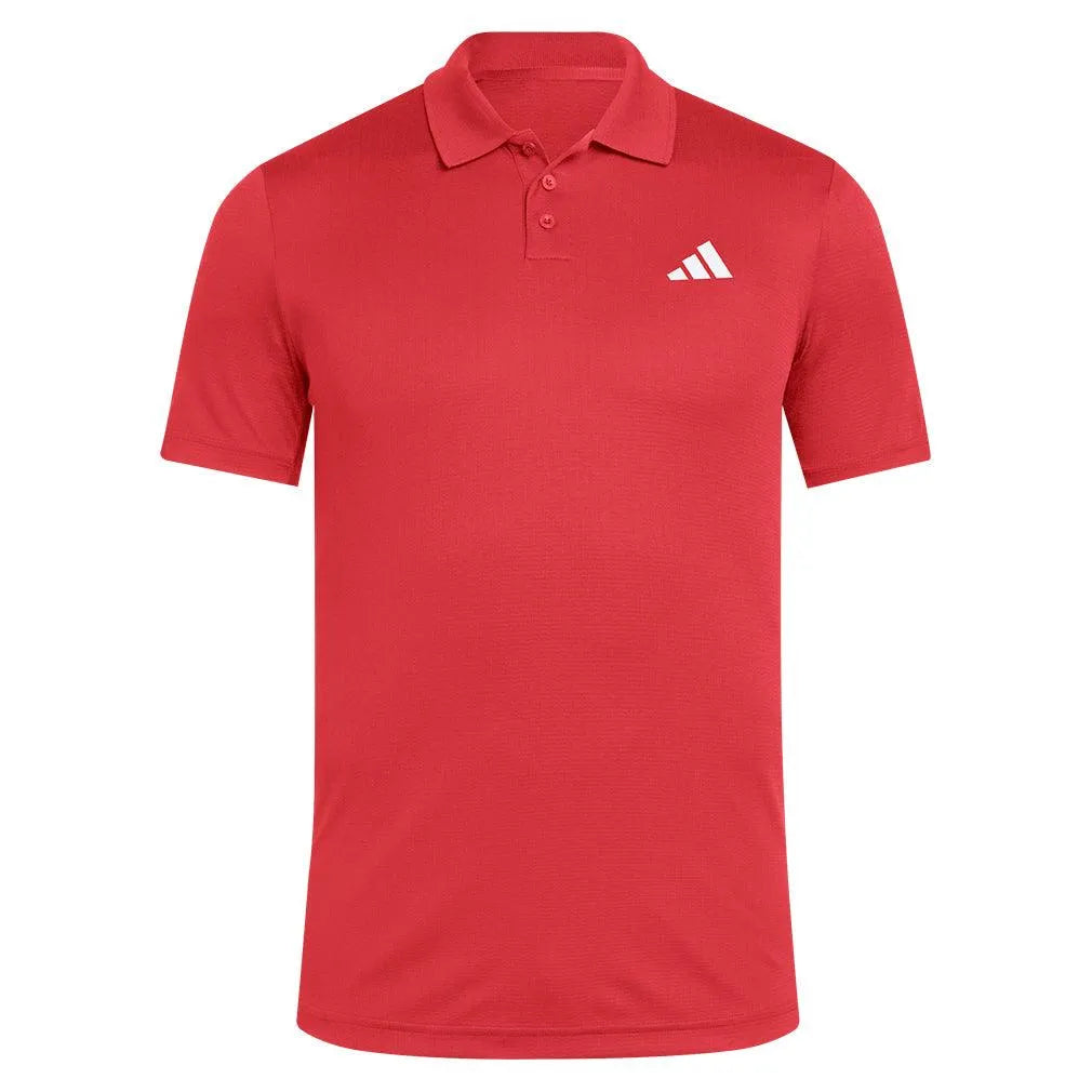 Men's Freelift Tennis Polo Semi Lucid Red-Apparel-Adidas-JH3382-S25-1-Tennis Express