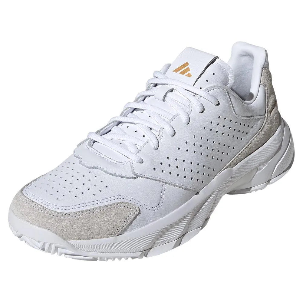 Men's CourtJam Control 3 Premium Tennis Shoes White-Footwear-Adidas-JI4235-U25-Tennis Express