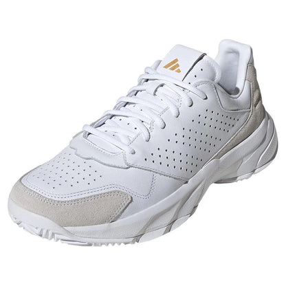 Men's CourtJam Control 3 Premium Tennis Shoes White-Footwear-Adidas-JI4235-U25-Tennis Express