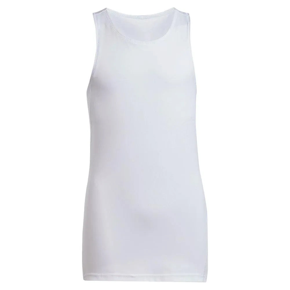 Girls' Club Tennis Tank White-Apparel-Adidas-JI7176-1-Tennis Express