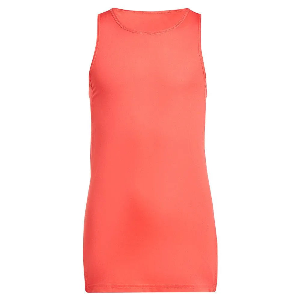 Girls' Club Tennis Tank Semi Lucid Red-Apparel-Adidas-JI7178-1-Tennis Express