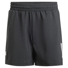 Boys' Club 3 Stripe Tennis Short Black-Apparel-Adidas-JI9254-1-Tennis Express