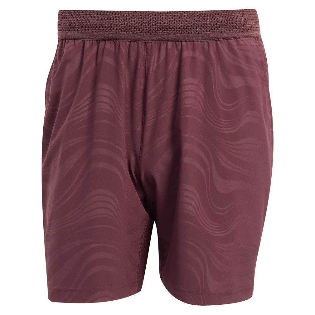 Men's Ergo Pro 7 Inch Tennis Shorts Aurora Ruby-Apparel-Adidas-JL8667-S25-1-Tennis Express