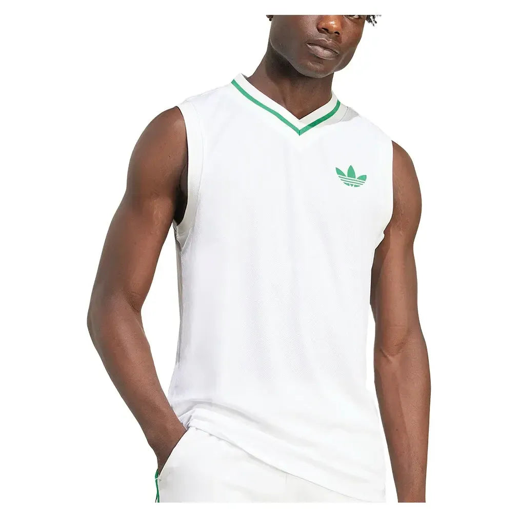 Men's Pro Tennis Tank Top White